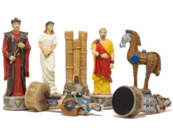 The Battle Of Troy Hand Painted Themed Chess Pieces By Italfama -Board Games - Chess And Cards Shop R72048 02