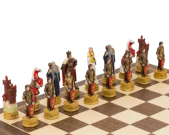 The King Arthur Hand Painted Themed Chess Pieces By Italfama -Board Games - Chess And Cards Shop R75139 05