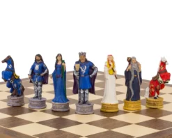 The King Arthur Hand Painted Themed Chess Pieces By Italfama -Board Games - Chess And Cards Shop R75139 06