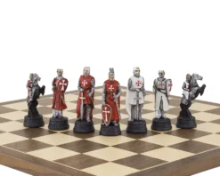 The Crusader Hand Painted Themed Chess Pieces By Italfama -Board Games - Chess And Cards Shop R75641 06