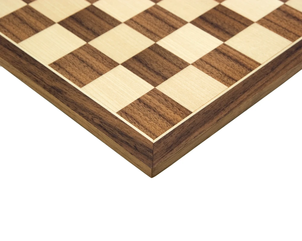 12.5 Inch Walnut And Maple Chess Board 3 12.5 Inch Walnut And Maple Chess Board - Image 3