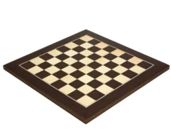 13.75 Inch Wenge And Maple Deluxe Chess Board