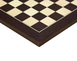 13.75 Inch Wenge And Maple Deluxe Chess Board 6 13.75 Inch Wenge And Maple Deluxe Chess Board -Board Games - Chess And Cards Shop RCB047 02
