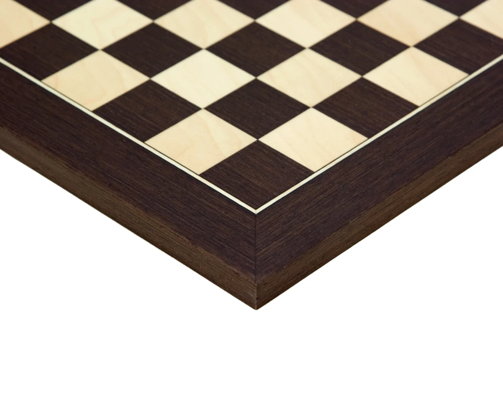 13.75 Inch Wenge And Maple Deluxe Chess Board 3 13.75 Inch Wenge And Maple Deluxe Chess Board - Image 3