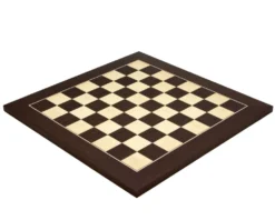 15.75 Inch Wenge And Maple Deluxe Chess Board