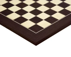 15.75 Inch Wenge And Maple Deluxe Chess Board 6 15.75 Inch Wenge And Maple Deluxe Chess Board -Board Games - Chess And Cards Shop RCB048 02