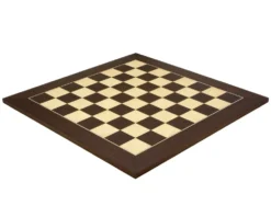 21.7 Inch Wenge And Maple Deluxe Chess Board