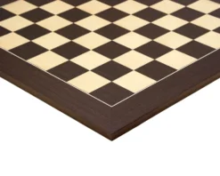 21.7 Inch Wenge And Maple Deluxe Chess Board -Board Games - Chess And Cards Shop RCB051 02