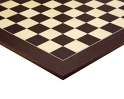 23.6 Inch Wenge And Maple Deluxe Chess Board -Board Games - Chess And Cards Shop RCB052 02