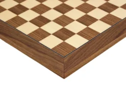15.75 Inch Walnut And Maple Deluxe Chess Board 6 15.75 Inch Walnut And Maple Deluxe Chess Board -Board Games - Chess And Cards Shop RCB054 02