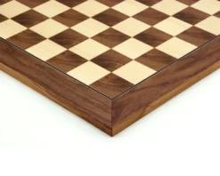 17.75 Inch Walnut And Maple Deluxe Chess Board 6 17.75 Inch Walnut And Maple Deluxe Chess Board -Board Games - Chess And Cards Shop RCB055 02