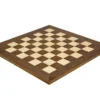19.7 Inch Walnut And Maple Deluxe Chess Board