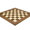 23.6 Inch Walnut And Maple Deluxe Chess Board