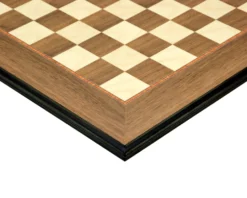 19.7 Inch Moulded Walnut And Maple Deluxe Chess Board 6 19.7 Inch Moulded Walnut And Maple Deluxe Chess Board -Board Games - Chess And Cards Shop RCB067 02