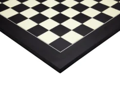 21.7 Inch Matt Black And Maple Deluxe Chess Board 6 21.7 Inch Matt Black And Maple Deluxe Chess Board -Board Games - Chess And Cards Shop RCB075 02