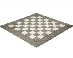 19.7 Inch Gloss Lacquered Ash Burl Deluxe Chess Board