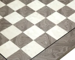 21.7 Inch Gloss Lacquered Ash Burl Deluxe Chess Board 7 21.7 Inch Gloss Lacquered Ash Burl Deluxe Chess Board -Board Games - Chess And Cards Shop RCB078 03