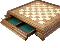 23.6 Inch Briarwood And Elm Chess Cabinet With Drawer 6 23.6 Inch Briarwood And Elm Chess Cabinet With Drawer -Board Games - Chess And Cards Shop RCB079 02