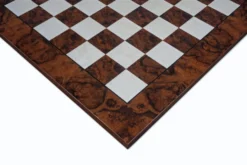 17 Inch Dark Walnut And Elmwood Luxury Chess Board -Board Games - Chess And Cards Shop RCB081D 03 scaled
