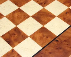 20.5 Inch Briarwood And Elm Luxury Chess Board -Board Games - Chess And Cards Shop RCB088 02