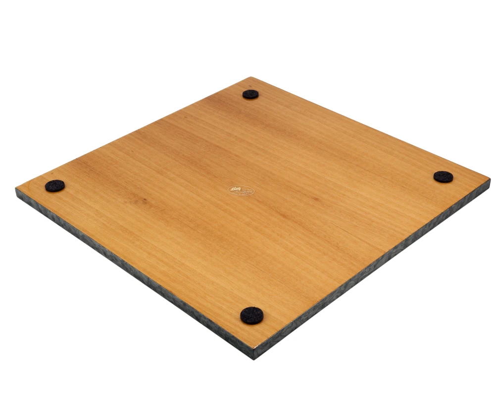 16.75 Inch Dark Grey Erable And Elm Wood Luxury Chess Board 2 16.75 Inch Dark Grey Erable And Elm Wood Luxury Chess Board - Image 2