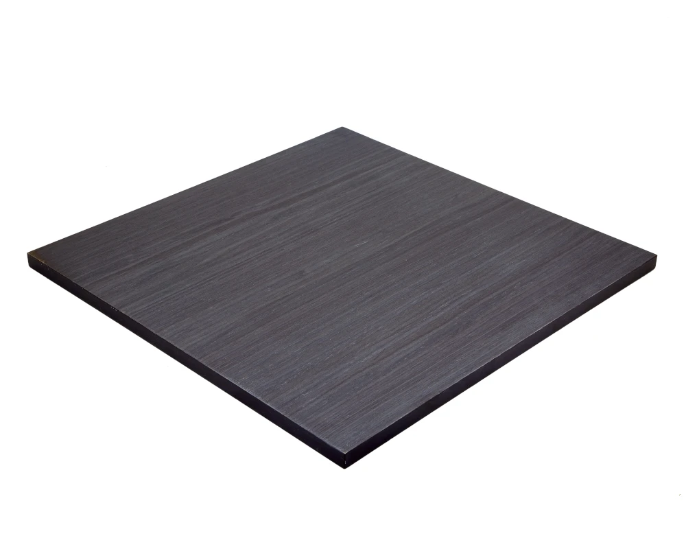 17.75 Inch Lacquered Black Anegre Deluxe Chess Board 2 17.75 Inch Lacquered Black Anegre Deluxe Chess Board - Image 2