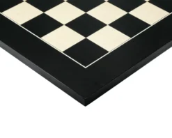 21.7 Inch Gloss Black Anegre And Maple Deluxe Chess Board 6 21.7 Inch Gloss Black Anegre And Maple Deluxe Chess Board -Board Games - Chess And Cards Shop RCB099 02