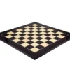 23.6 Inch Gloss Black Anegre And Maple Deluxe Chess Board
