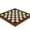 19.7 Inch Black Anegre And Palisander Deluxe Chess Board