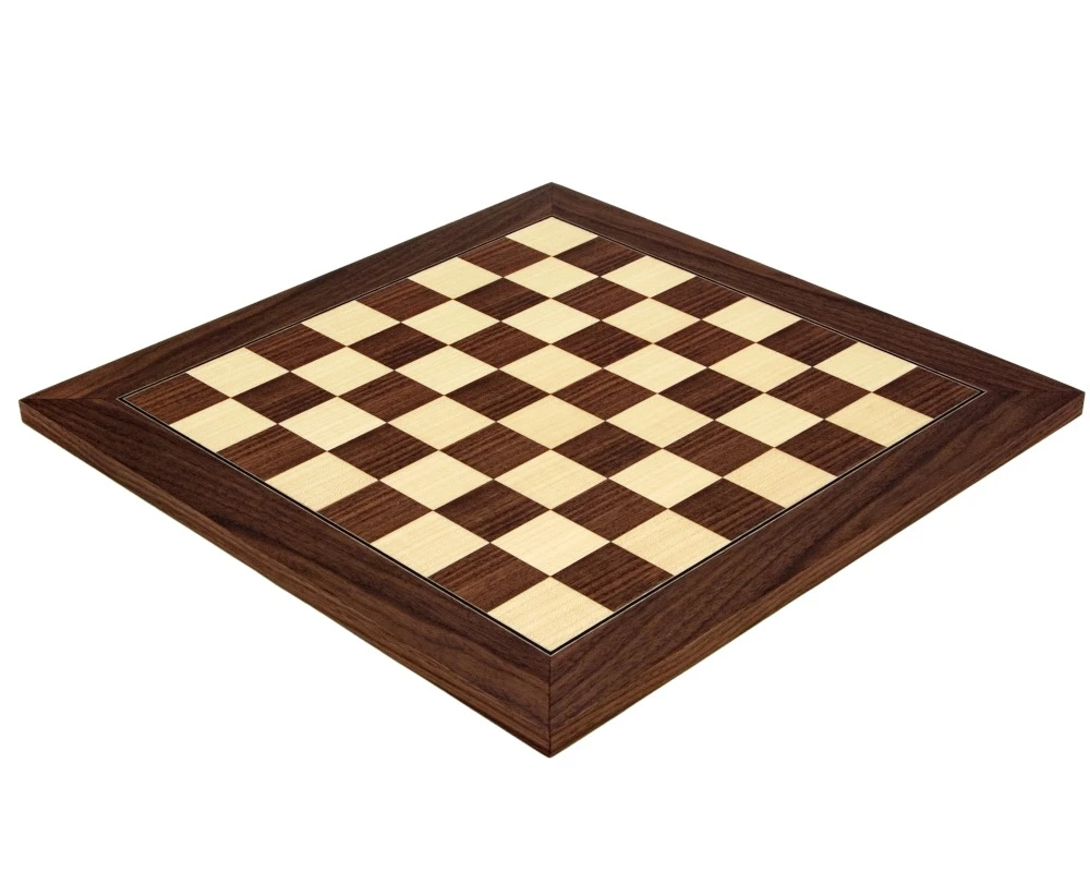 17.75 Inch Montgoy Palisander And Maple Deluxe Chess Board 1 17.75 Inch Montgoy Palisander And Maple Deluxe Chess Board