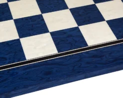 19.7 Inch Lacquered Blue Erable And Maple Deluxe Chess Board 6 19.7 Inch Lacquered Blue Erable And Maple Deluxe Chess Board -Board Games - Chess And Cards Shop RCB115 02