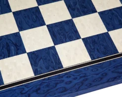 19.7 Inch Satin Blue Erable And Maple Deluxe Chess Board 6 19.7 Inch Satin Blue Erable And Maple Deluxe Chess Board -Board Games - Chess And Cards Shop RCB116 02