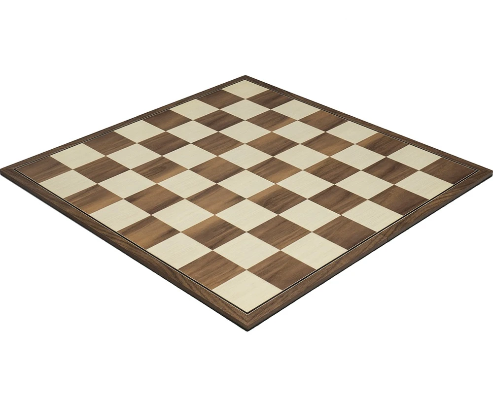 16.75 Inch Folding Walnut Chess Board 1 16.75 Inch Folding Walnut Chess Board