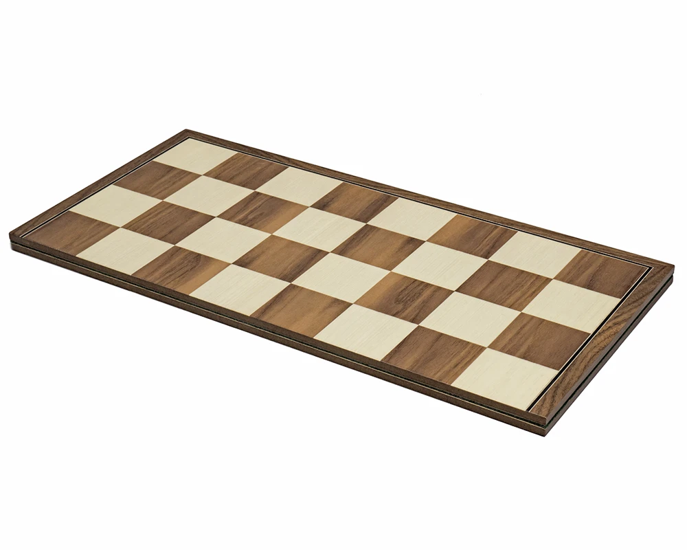 16.75 Inch Folding Walnut Chess Board 4 16.75 Inch Folding Walnut Chess Board - Image 4