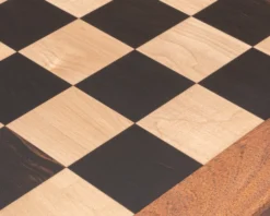 23 Inch Solid Acacia, Ebony And Maple Luxury Chess Board -Board Games - Chess And Cards Shop RCB133 02