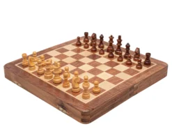 The English Chess Co 10 Inch Magnetic Folding Chess Set