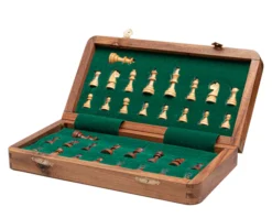 The English Chess Co 10 Inch Magnetic Folding Chess Set -Board Games - Chess And Cards Shop RCC067 02