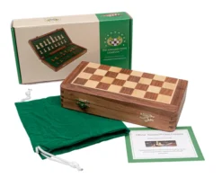 The English Chess Co 10 Inch Magnetic Folding Chess Set -Board Games - Chess And Cards Shop RCC067 07