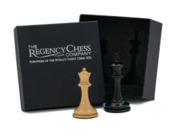 King And Queen Gift Set 3.5 Inch In Ebony