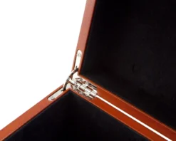 Root Wood Burl Chess Piece Case With Hinged Lid Large -Board Games - Chess And Cards Shop RCK010 02