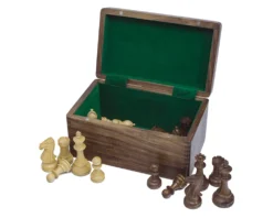 Polished Sheesham Chess Case With Hinged Lid 10 By 6 Inches 6 Polished Sheesham Chess Case With Hinged Lid 10 By 6 Inches -Board Games - Chess And Cards Shop RCK014 02