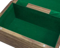 Polished Sheesham Chess Case With Hinged Lid 10 By 6 Inches 7 Polished Sheesham Chess Case With Hinged Lid 10 By 6 Inches -Board Games - Chess And Cards Shop RCK014 03