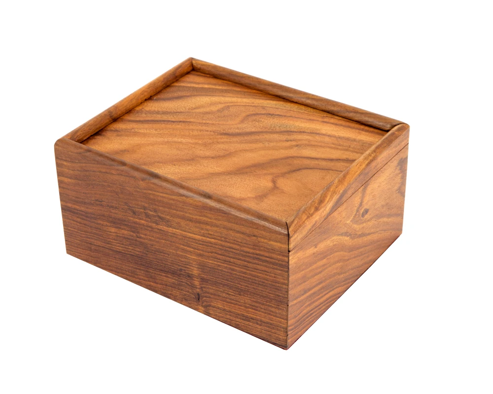 Wooden Chess Piece Case With Sliding Lid 2 Wooden Chess Piece Case With Sliding Lid - Image 2