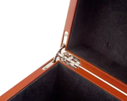 Root Wood Burl Chess Piece Case With Hinged Lid Small -Board Games - Chess And Cards Shop RCK016 03