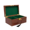 Deluxe Mahogany Chess Box With Key