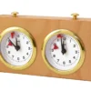 Wooden Turnier Chess Clock - Light Wood