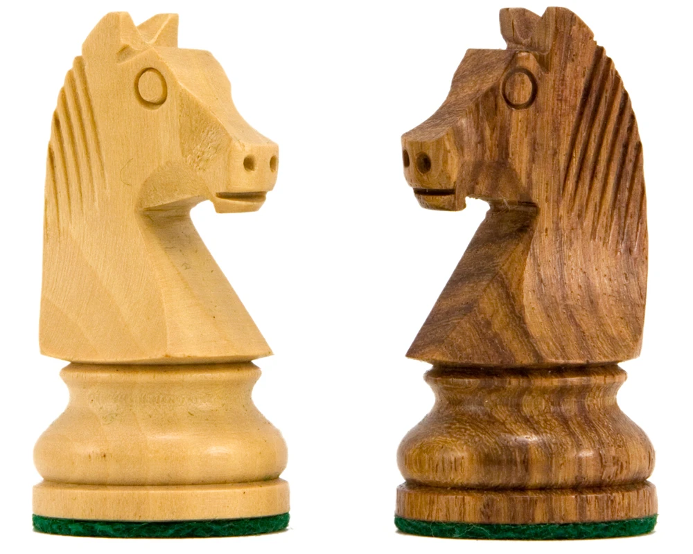 Down Head Knight Sheesham Staunton Chess Pieces 2.5 Inches 3 Down Head Knight Sheesham Staunton Chess Pieces 2.5 Inches - Image 3