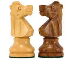 French Knight Series Golden Rosewood Chess Pieces 3.25 Inches 9 French Knight Series Golden Rosewood Chess Pieces 3.25 Inches -Board Games - Chess And Cards Shop RCP007 02