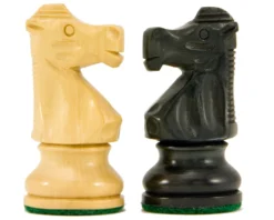 French Knight Series Ebonised Staunton Chess Pieces 3.25 Inches 9 French Knight Series Ebonised Staunton Chess Pieces 3.25 Inches -Board Games - Chess And Cards Shop RCP008 02