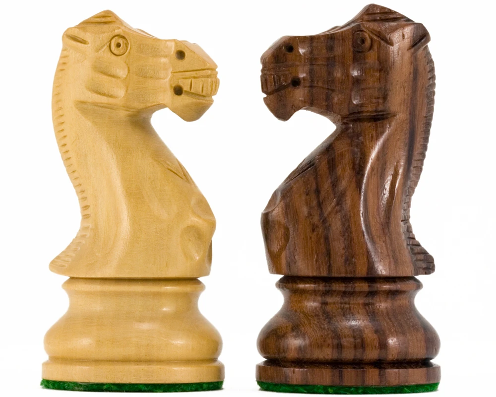 Atlantic Series Rosewood Staunton Chess Pieces 3.75 Inches 3 Atlantic Series Rosewood Staunton Chess Pieces 3.75 Inches - Image 3